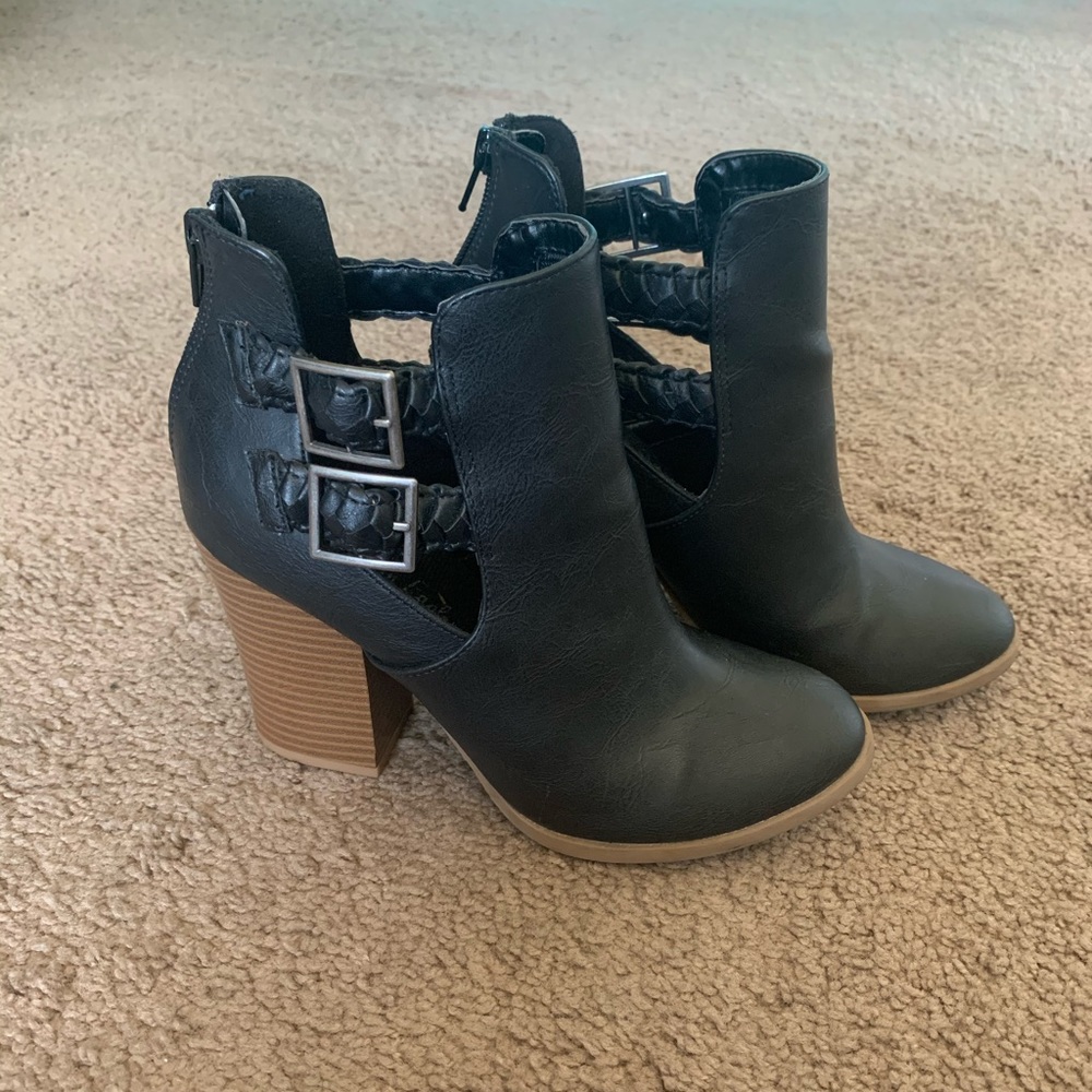Black booties